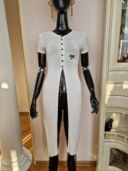 Women Blugirl Sweater White Viscose 38