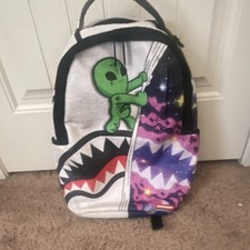 Sprayground Mini Kids Backpack Alien Shark Sp...