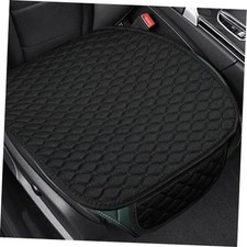 Car Seat Cover, Linen Breathable Seat Cushion with Pocket Black