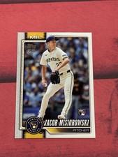 2026 Topps Series 1 Jacob Misiorowski Rookie #10 Milwaukee Brewers RC (Q)