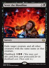 x1 Sever the Bloodline - Foil R MTG Modern Masters 2017 M/NM, English