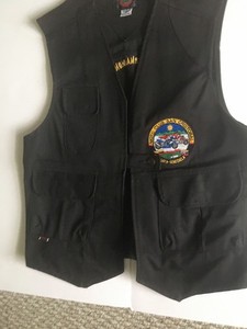 Raju Brand Algodon Vest Jacket Moto Club San Cristobal Tachira Venezuela M  2001