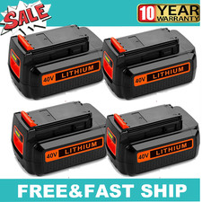4Pack Battery for Black and Decker 40V 4.0Ah Max Lithium LBX2040 LBXR36 LBX1540