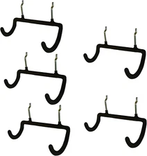 5PCS Pegboard Drill Holder Heavy Duty Hooks Pegboard Double Hooks Drill Hanger