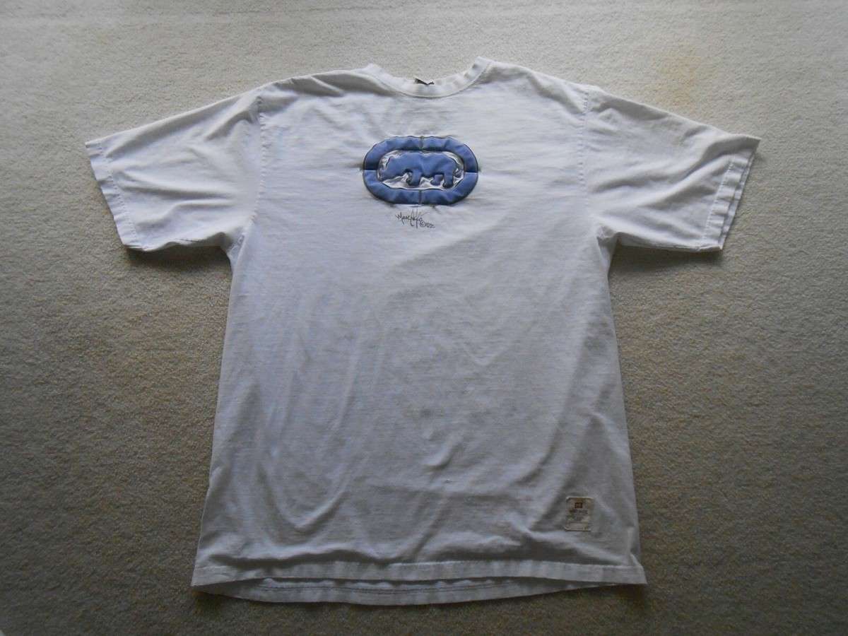 Vintage Y2K Echo ECKO Unlimited Men's White Size XXL T-Shirt 1972