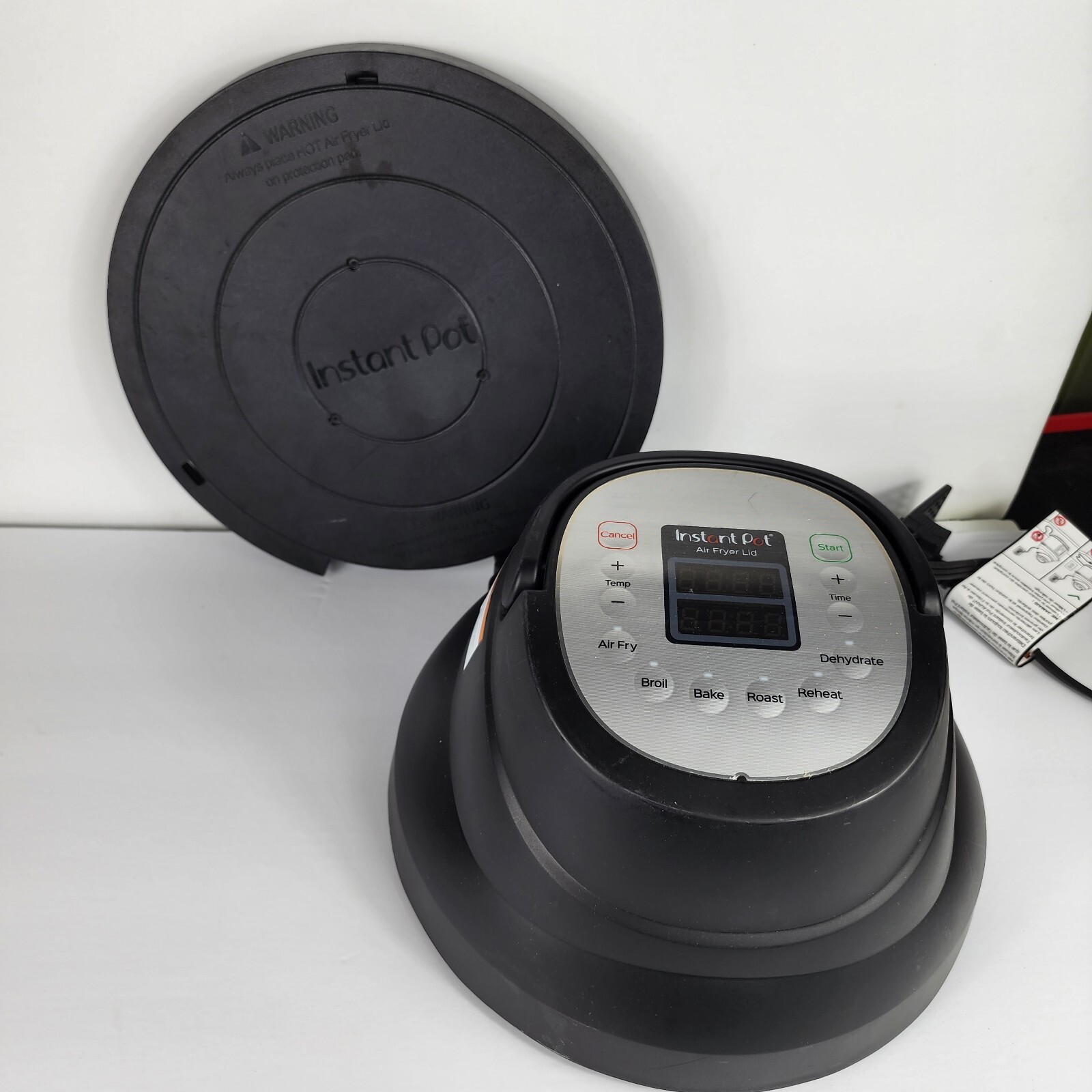 Instant Pot Duo Crisp 6 Quart Replacement Air Fryer Lid + Protection Pad 6qt-image