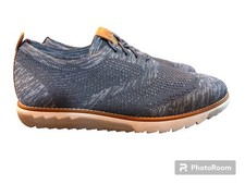 Hush Puppies Men  s Gray/Grey Expert Wingtip Knit Oxford Shoes - 7.5 Medium