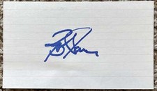 Bob James signed card - Expos White Sox debut 1978 - light creasing