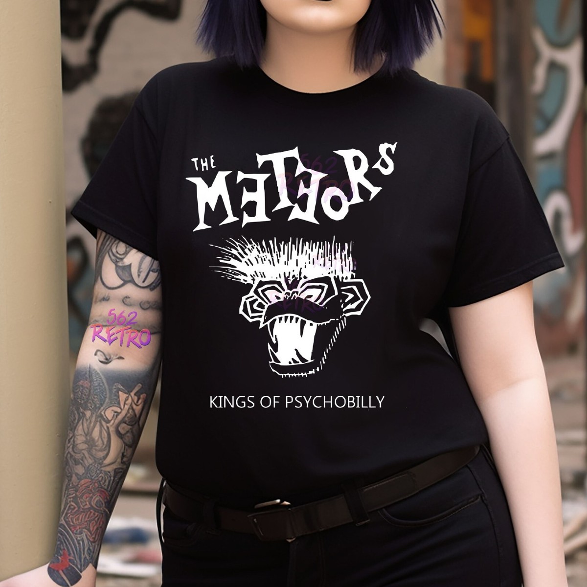 超激レア!! METEORS ビンテージ Tシャツ サイコビリー Amazon.co.jp: ビンテージ THE METEORS Tシャツ XL サイコビリー