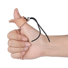 SF Archery Thumb Ring Leather Finger Guard for Arrow Longbow Recurve Bow