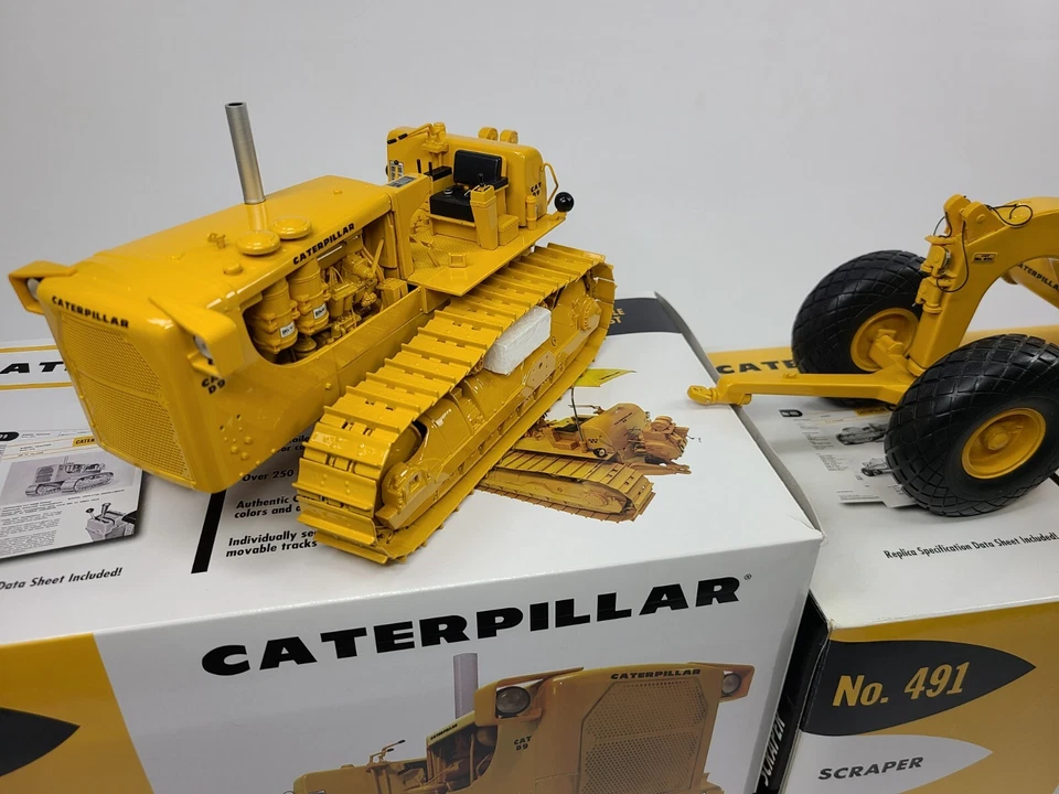 Tractor Cat D9E y rascador 491 - Primera marcha escala 1:25 49-0148 y 49-0175 nuevo Foto 4 de 4