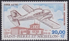 Saint Pierre Et Miquelon Pa N°68** Plane, 1989 SPM Aircraft SC 65 MNH