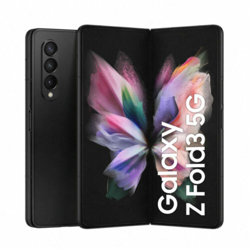 Samsung Galaxy Z Fold 3 256GB 5G SM-F926U Unlocked Phantom Black (Good) - Picture 1 of 1