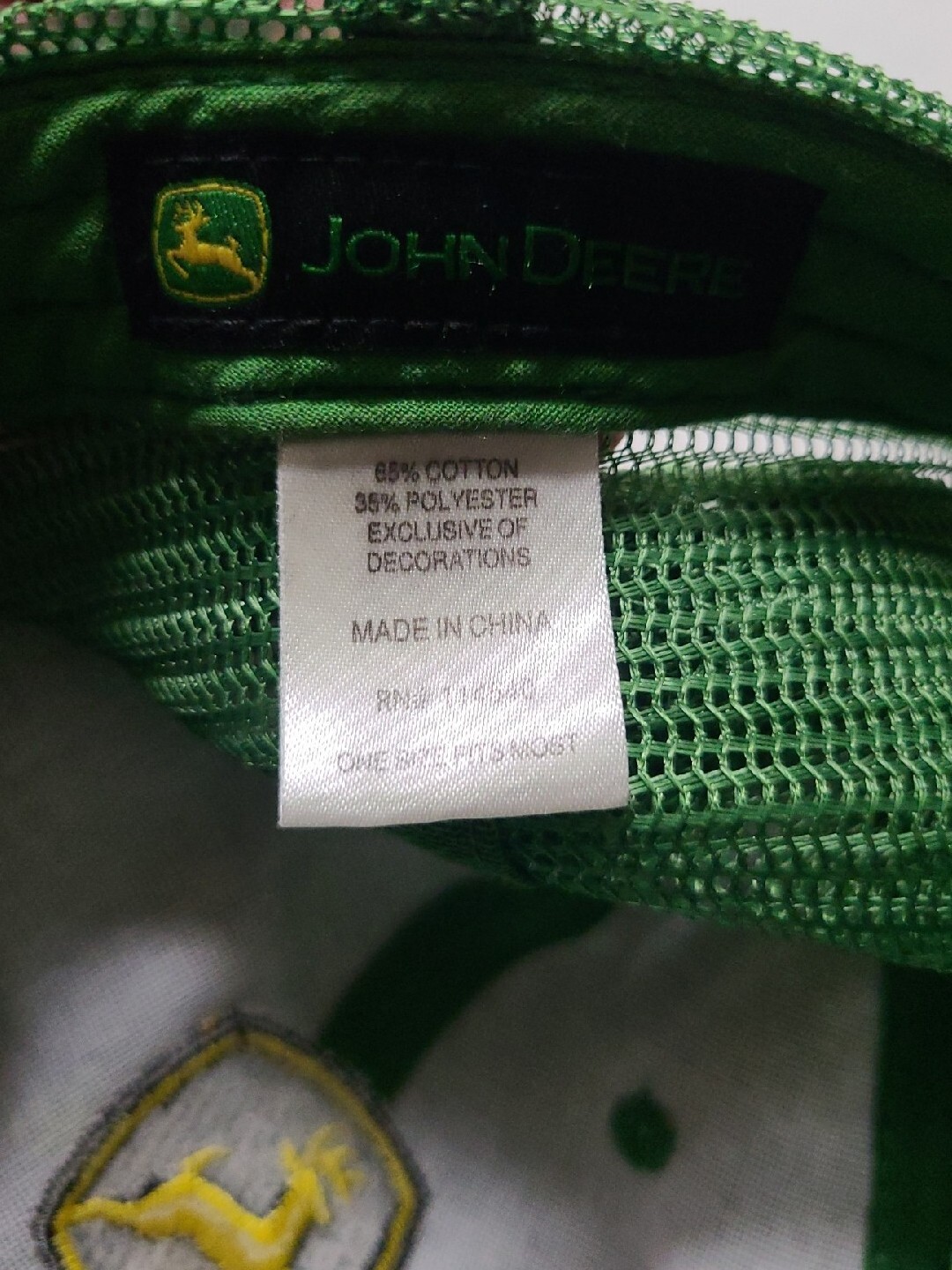 John Deere Licensed Ag Tractor adjustable green &… - image 7