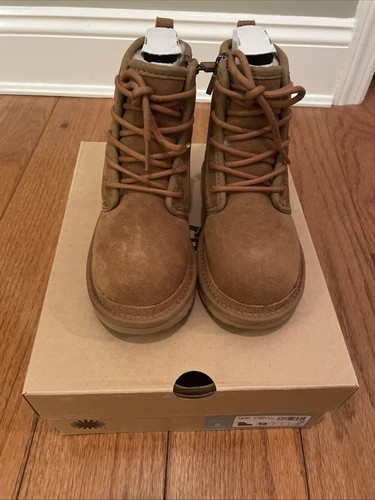 KIDS UGG HARKLEY 1017326K CHESTNUT Size 13 - Picture 3 of 8