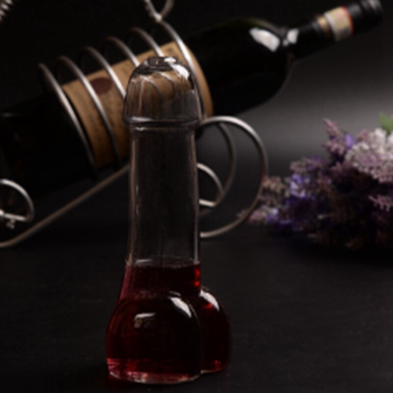 Wine Glass Transparent Funny Gift Martini Juice Cocktail Mug for