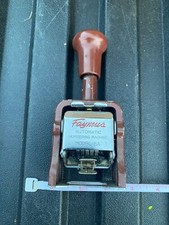Vtg Faymus Auto Price Stamp Gun Numbering machine General Grocery Store Ink reta