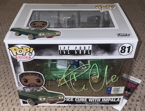 🧊 CUBO DI GHIACCIO CON IMPALA FIRMATO FUNKO POP JSA AUTOGRAFO NWA CON PROTETTORE 🧊 - Foto 7 di 8