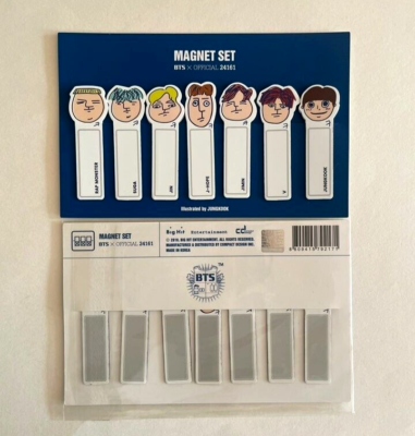 BTS X OFFICIAL 24161 MAGNET SET | eBay