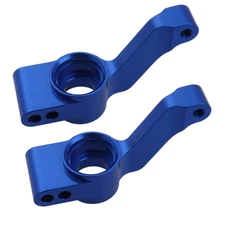 NEW Powerhobby Aluminum Rear Hub Carriers Blue FOR Traxxas Slash 4WD / 4X4