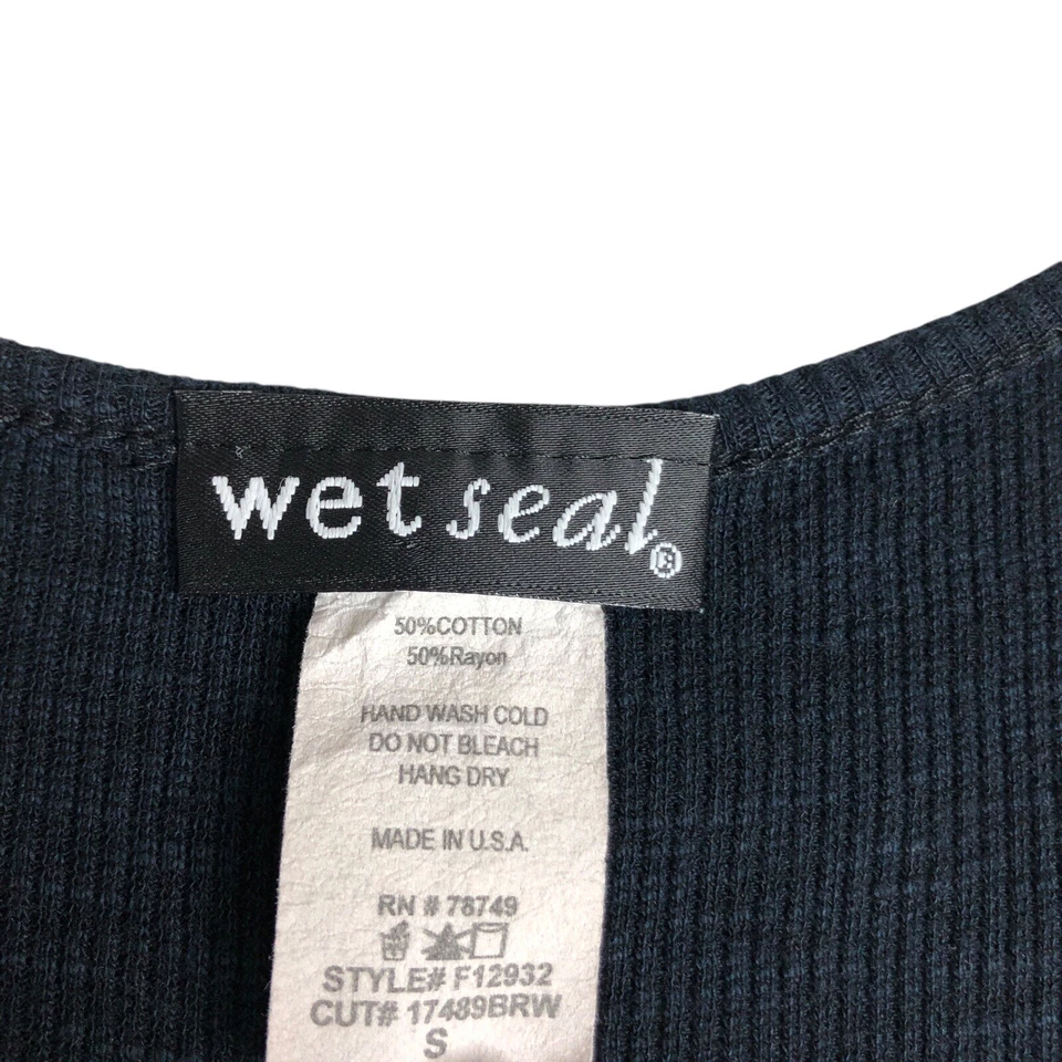 Винтажный Y2K влажная печать макси платье маленький черный блестящий со стразами ребристый эластичной бак - Изображение 3 из 4