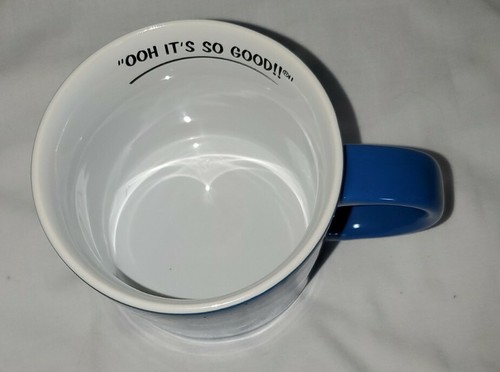 Mr. Food Coffee Mug Salted Caramel Cafe Recipe Big 16 oz. Tea Cup Blue - Picture 2 of 6
