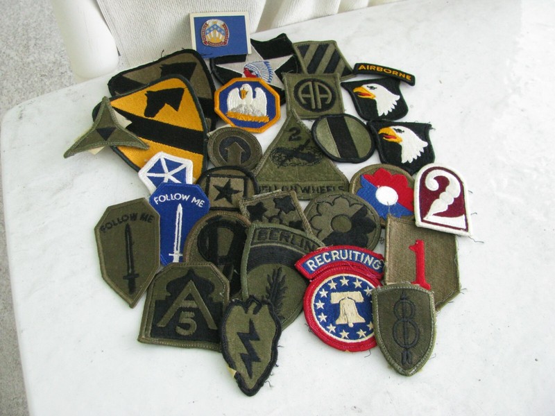 U.S. Army patches- 1970's vintage