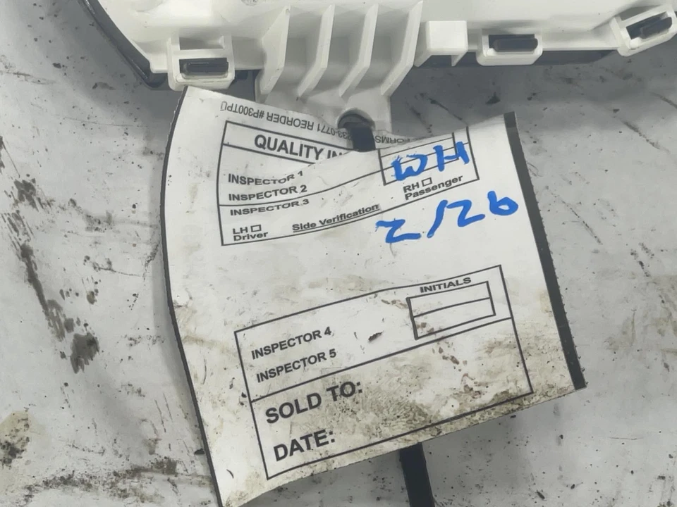 Medidor de velocímetro usado se adapta a: Toyota Highlander Cluster 2009 VIN K quinto dígito 6 cy Foto 4 de 4