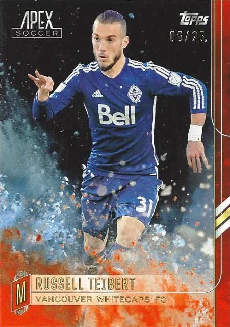 2015 Topps Major League Soccer Apex Base Card /25 Parallel Different Variations - Image 4 of 4