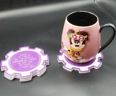 Carousel of Progress Ride Inspired Coaster Set of 4