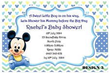 Invitaciones Para Baby Shower De Mickey Bebe Consejos De Bebe