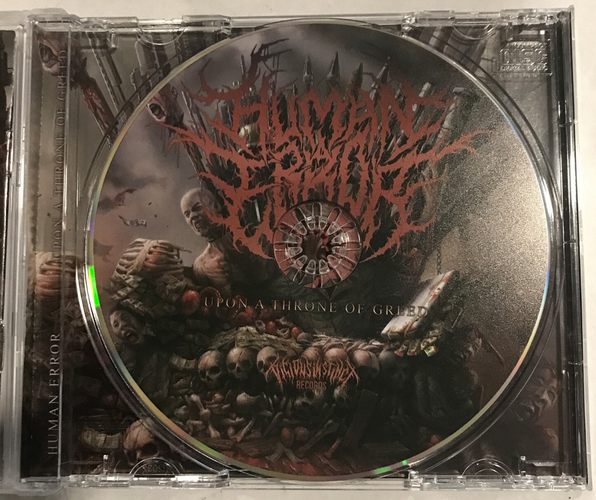 Human Error - Upon A Throne Of Greed CD 2017 Vicious Instinct