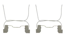 Creative Hobbies 5 1/2" Double Ended Halogen Socket with Bracket | Pack of 2 … 