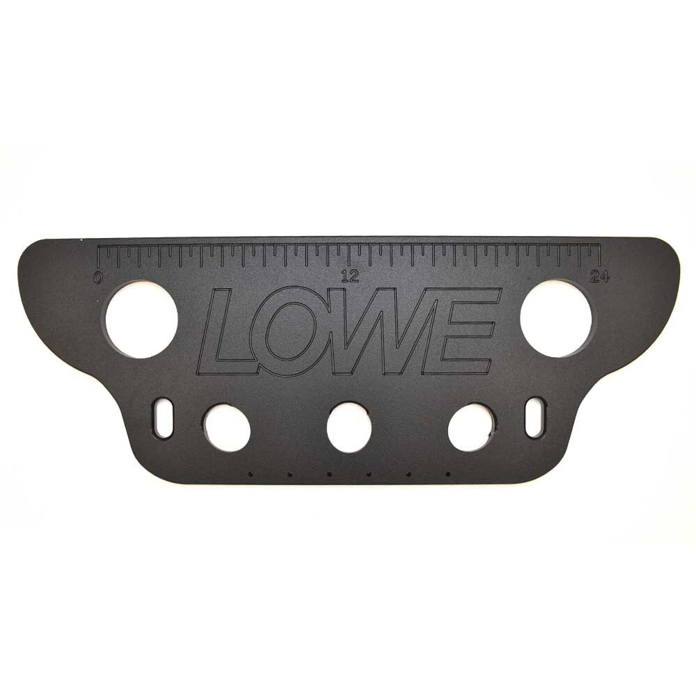 Lowe Pontoon Boat Rod Holder Panel 2131852 w/ Fish Ruler 32 1/8 Inch