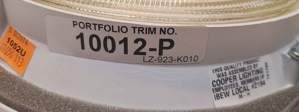 Portfolio 8" RD Recessed Regres Finish All White 10012-P | 10012 PWH - Image 4 of 4