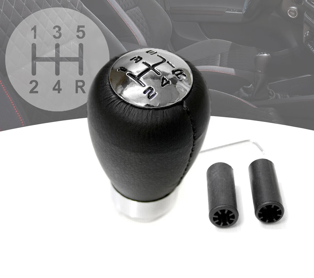 Manual 5 Speed Gear Shift Knob For Subaru Impreza Forester Legacy