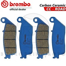 4 FRONT BRAKE PADS. CARBON CERAMIC TRIUMPH BONNEVILLE T120 ABS 1200 2016-2021
