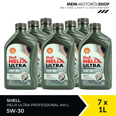 Shell Helix Ultra Professional AM-L 5W-30 MB 229.51 BMW 7x1 Liter = 7 Liter