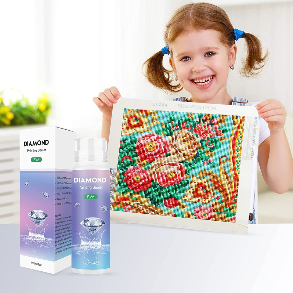 NAIMOER 2Pack Diamond Painting Sealer 240ML, Diamond Art Sealer with