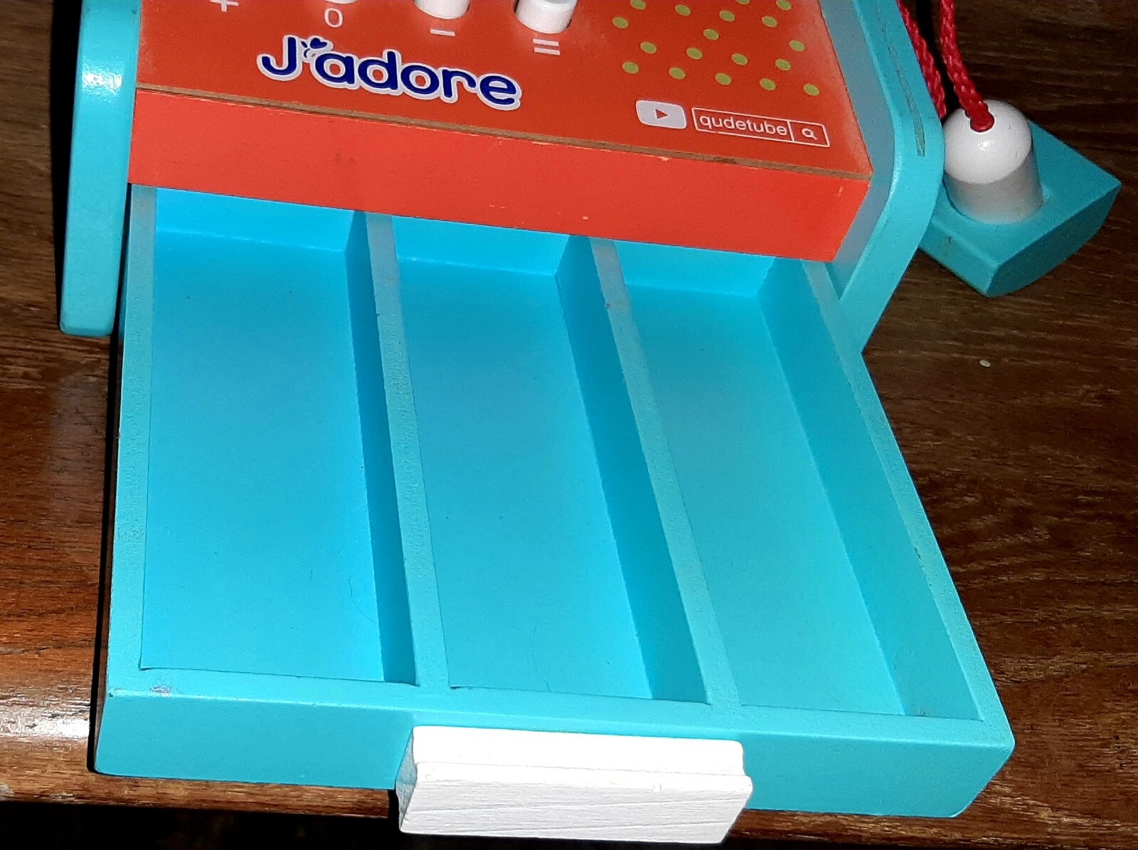 как выглядит Jadore Wood Cash Register Grocery Scanner Pretend Play Toy фото