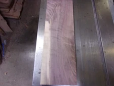 WALNUT LUMBER WOOD KILN DRIED BOARD 20 3/4"X 6 3/4"X 13/16"  1223V HIGHLY FIGURE