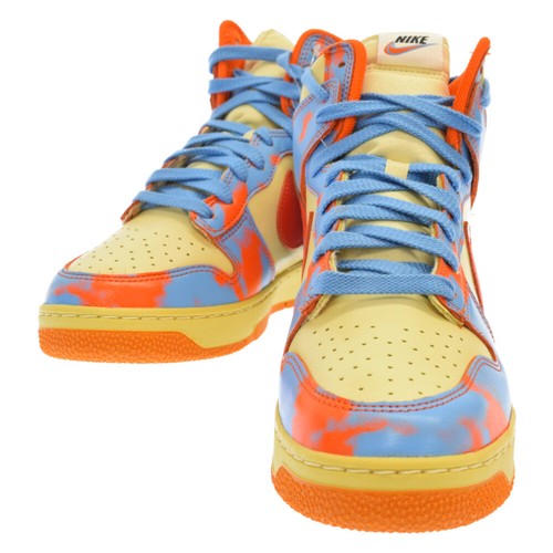 nike dunk high orange acid wash