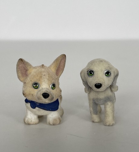 Puppy & Kitty In My Pocket Flock Figures lot of 7 Felt Pet Cats Dogs Animals - Picture 12 of 24