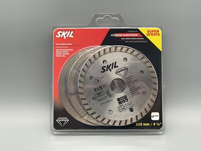Diamanttrennscheiben Skil 3-teilig Trennscheiben 115 mm Beton Fliesen Stein TOP!