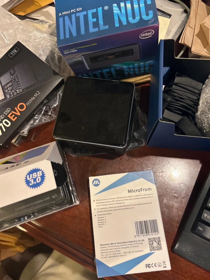 2tb +Intel NUC7i7BNH i7-7567U 3.5GHz 32GB RAM SAMSUNG SSD 970 Evo 1TB NVMe M.2 - Image 2 of 4