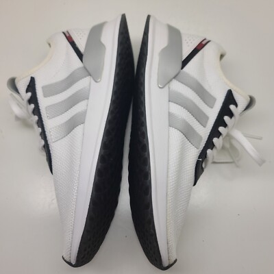 Adidas Womens U Path X White Black Silver Running Shoes Sneakers Size 9.5 |  eBay