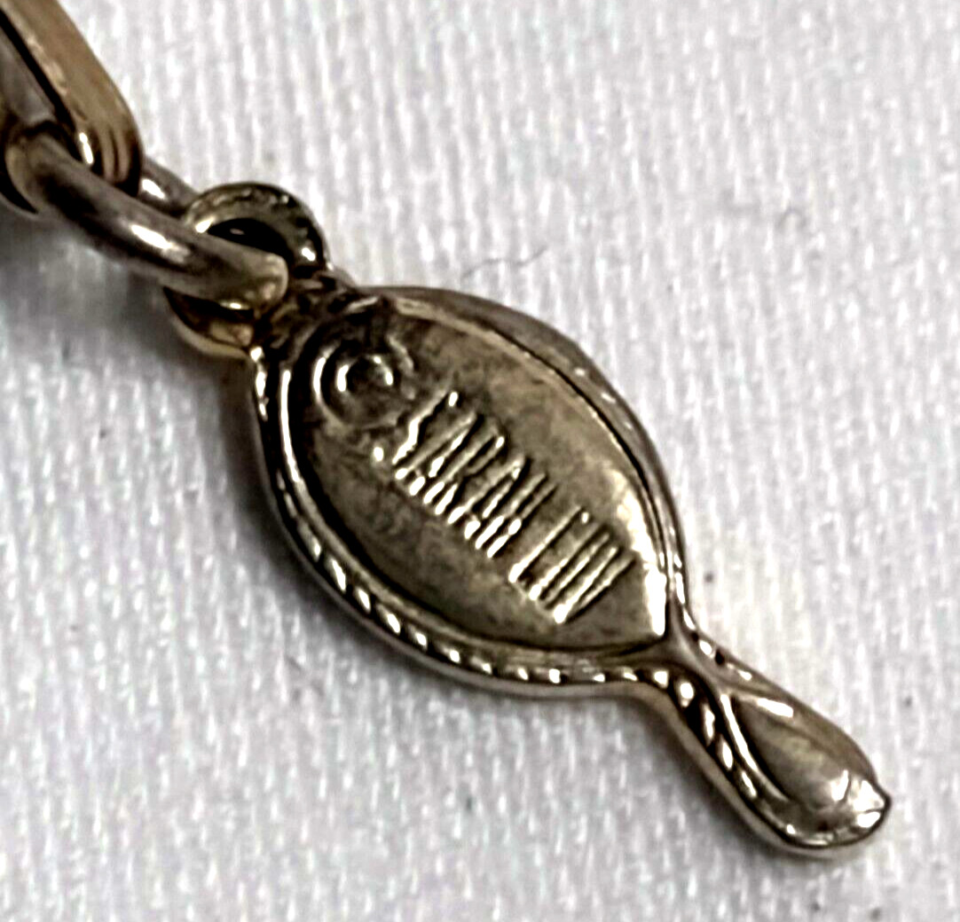 VTG Gold Tone Signed SC Sarah Coventry Necklace Chan-Di-Lites 1966 Rhinestones