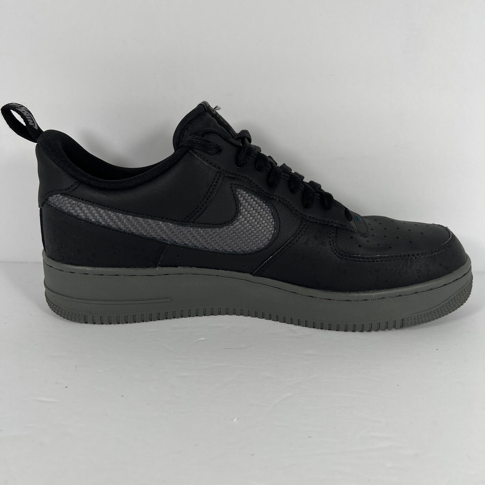 Nike Air Force 1 'Carbon Fiber Weave' Black Men's 12 Basketball Shoes