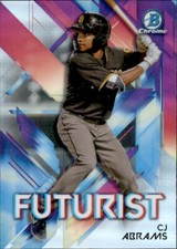 2021 BOWMAN CHROME FUTURIST INSERT SAN DIEGO PADRES - CJ ABRAMS #FUT-CA