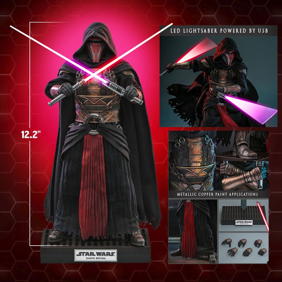 IN STOCK!! Hot Toys VGM62 Star Wars Legends Darth Revan 1/6